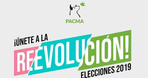 Foto: Lema electoral del PACMA al comienzo de su programa electoral.
