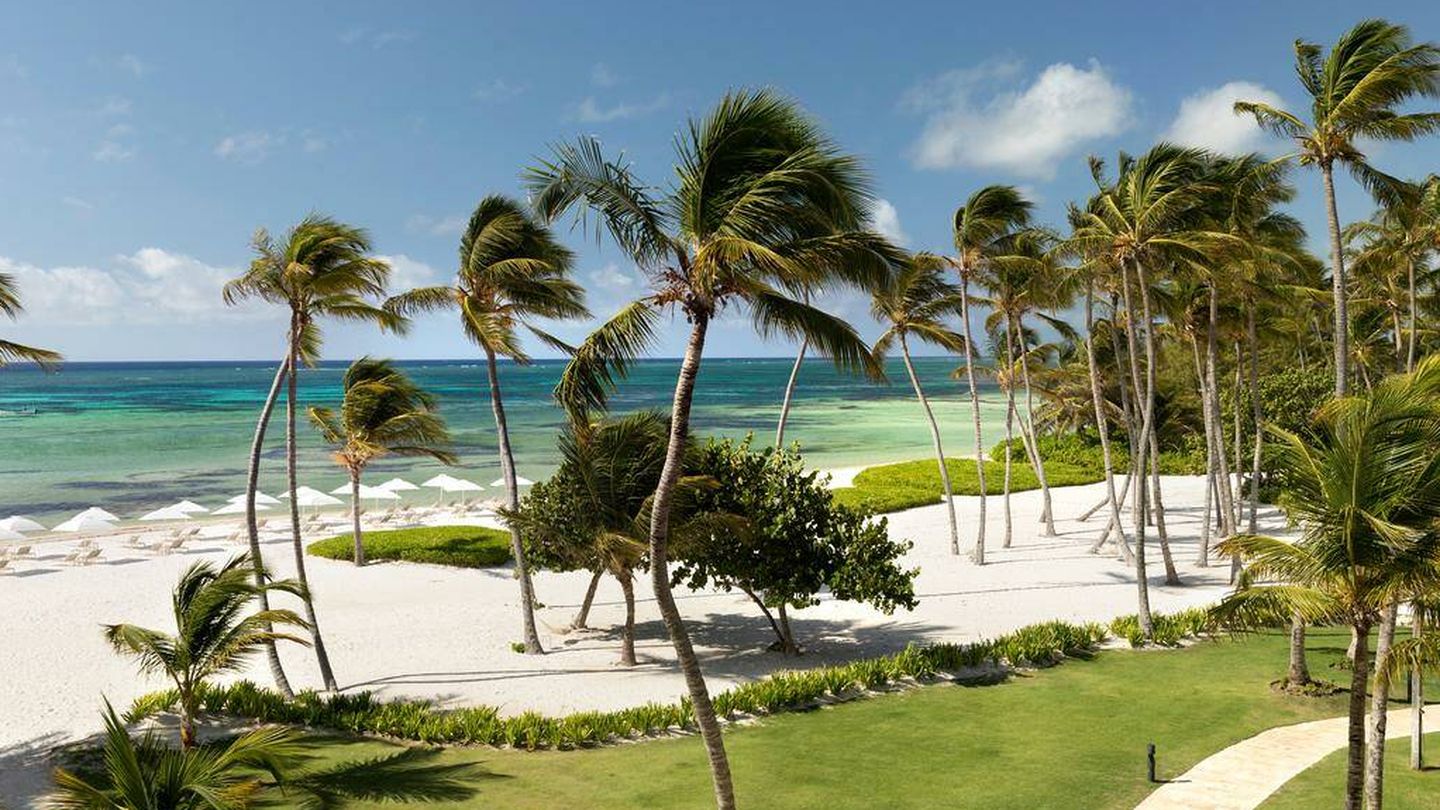 Playa privada del hotel Westin Punta Cana Resort. (Cortesía)