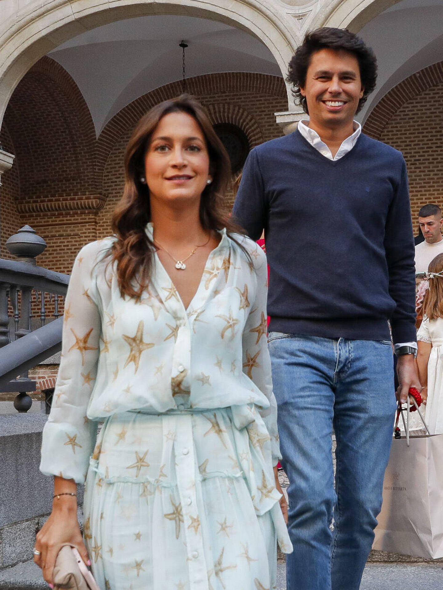 Álvaro Castillejo Preysler y su esposa, Cristina Fernández. (Gtres)