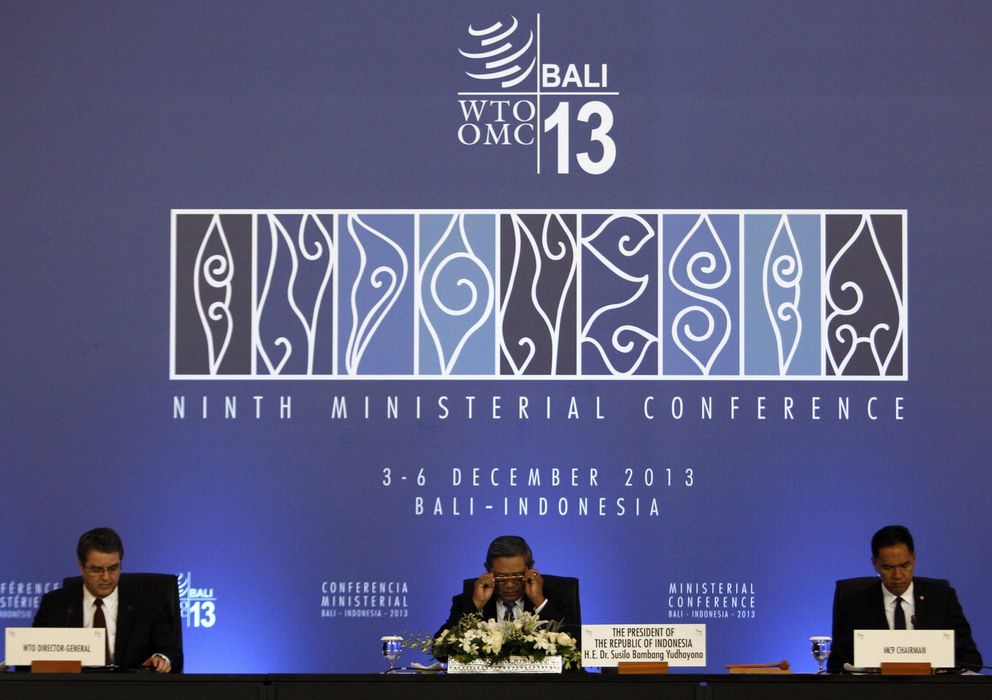Foto: Reunión en Bali de la OMC (EFE)