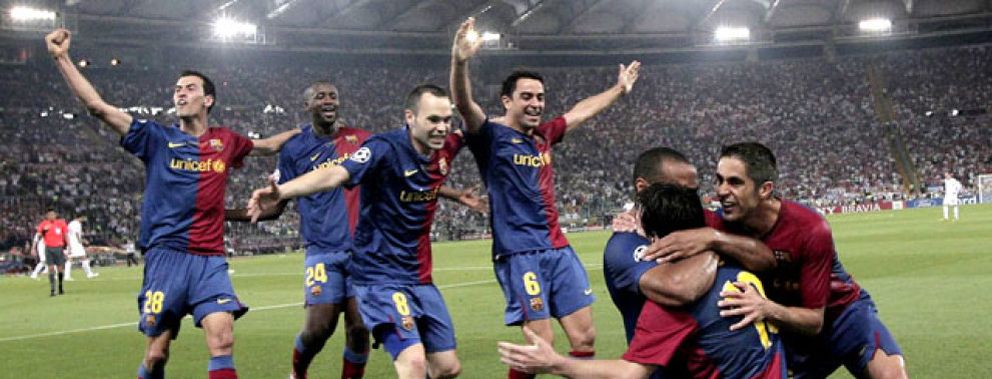 Foto: El mejor Barça de la historia consigue la triple corona