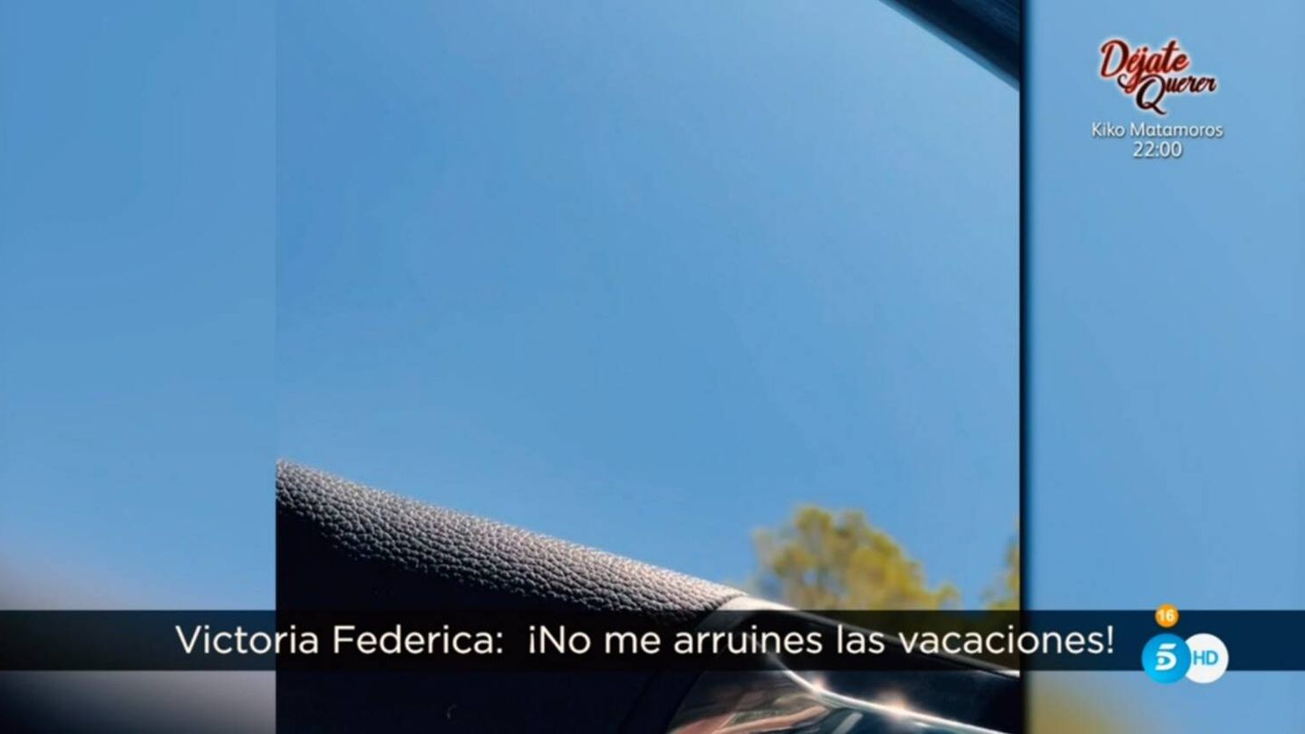 Victoria Federica se encara a un fotógrafo. (Mediaset España)