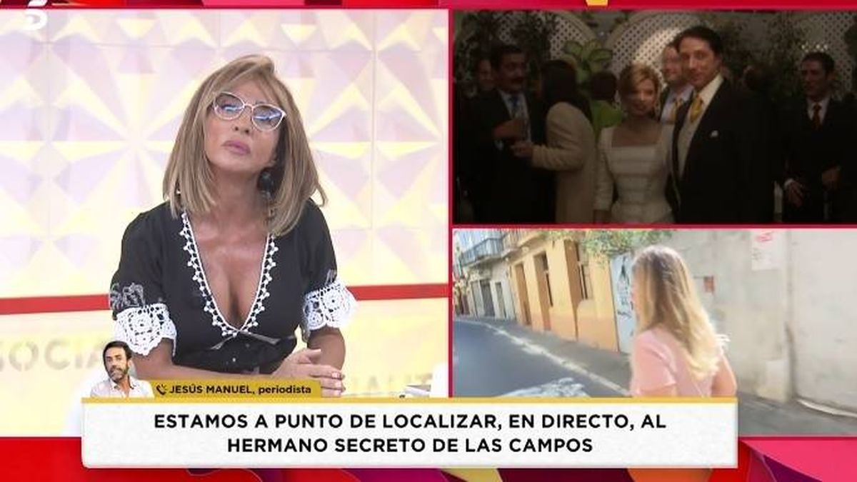 'Socialité': María Patiño localiza al hermano secreto de Terelu Campos
