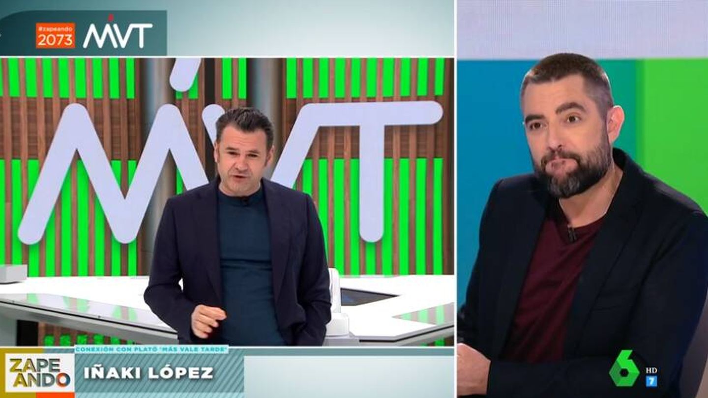 Iñaki López y Dani Mateo en 'Zapeando'. (Atresmedia)