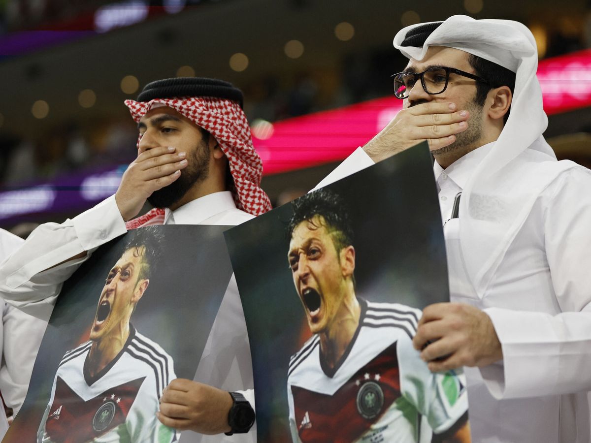 Foto: Los qataríes contraatacan. (Reuters/John Sibley)