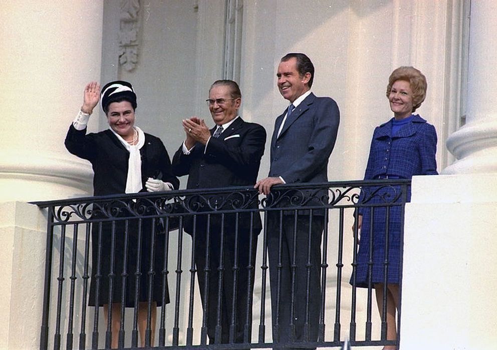 Foto: Tito y Nixon en la Casa Blanca