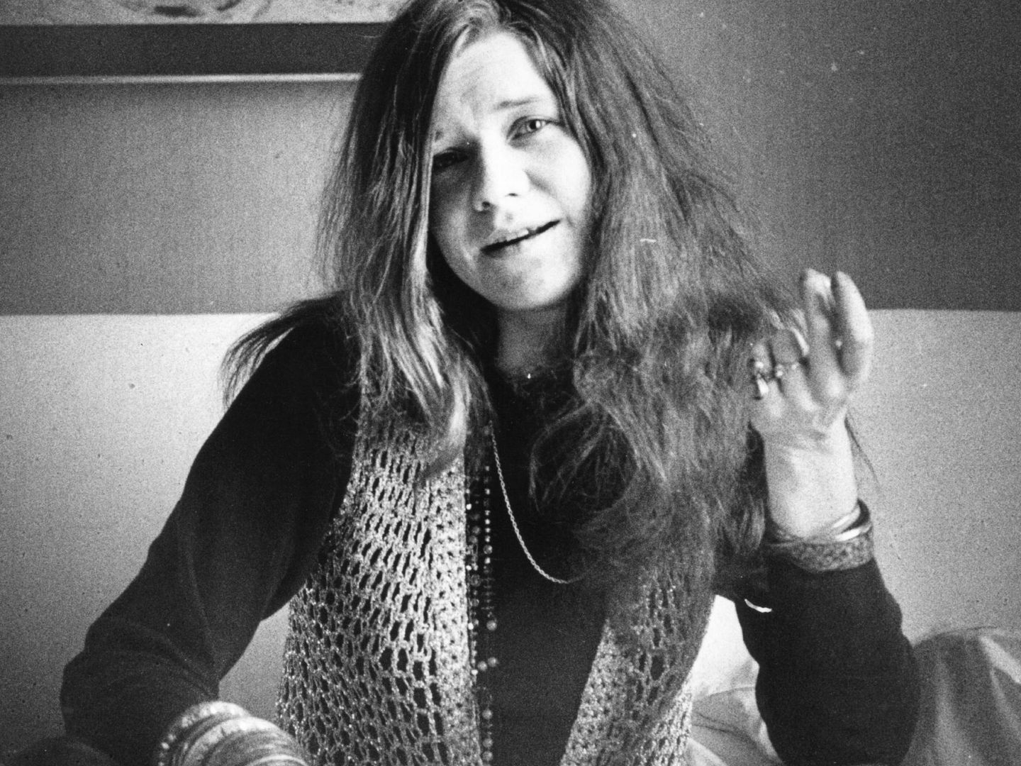 Janis Joplin, en una imagen de 1969. (Getty)