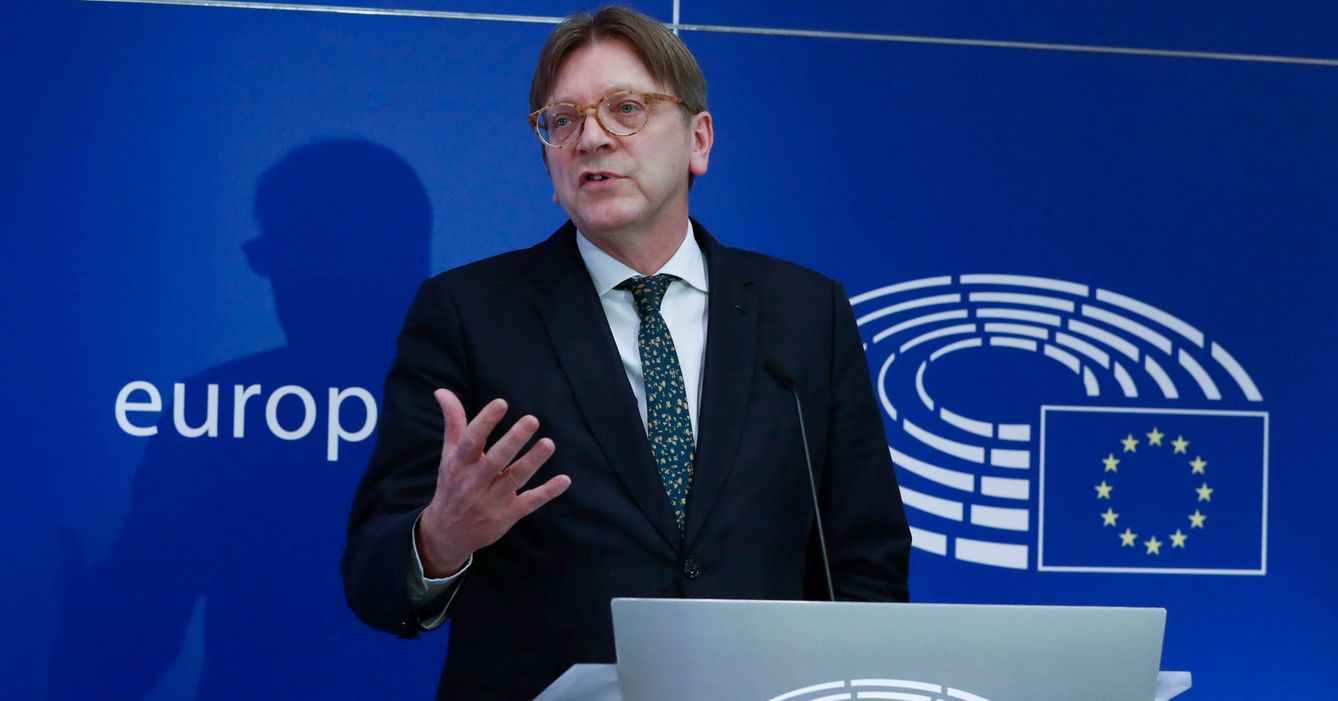 Guy Verhofstadt, líder de los liberales en el Parlamento Europeo, en una foto de archivo. (Reuters)