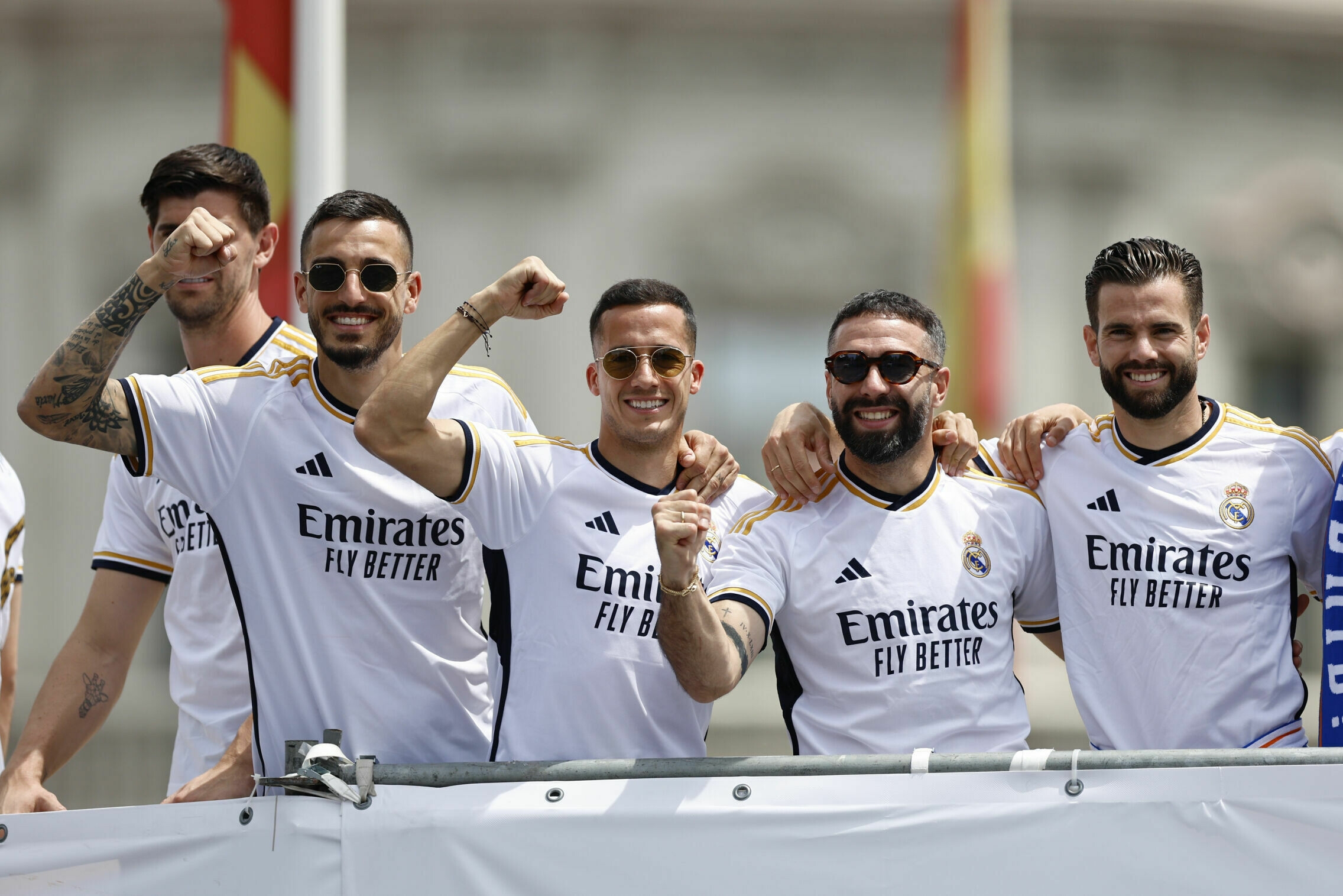 Foto de El Real Madrid celebra la Champions League en las calles de la capital
