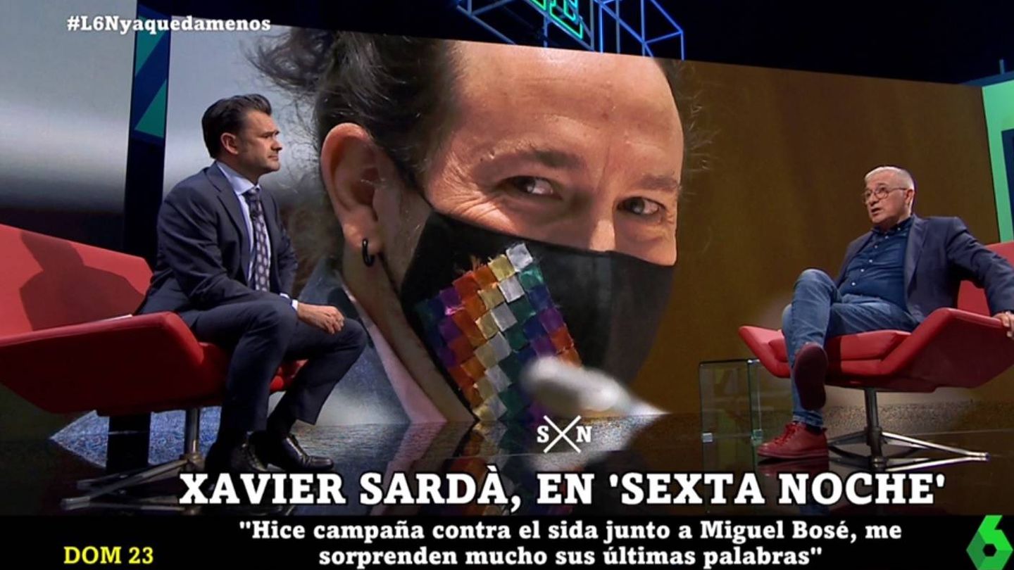 Sardà, en 'La Sexta noche'. (Atresmedia).
