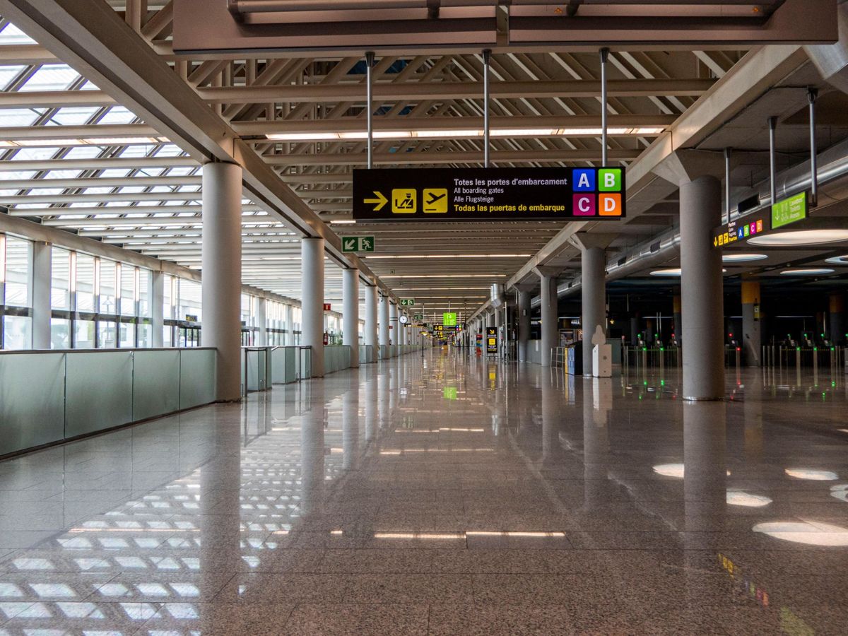 Foto: El aeropuerto de Palma de Mallorca en mayo (EFE)