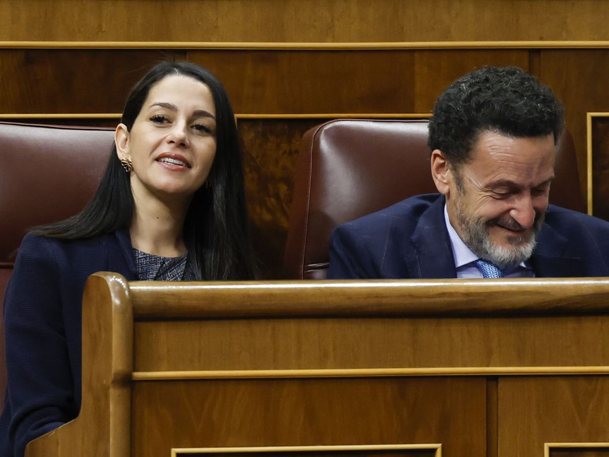 Foto: Inés Arrimadas y Edmundo Bal, en el Congreso. (EFE/J.J.Guillén)
