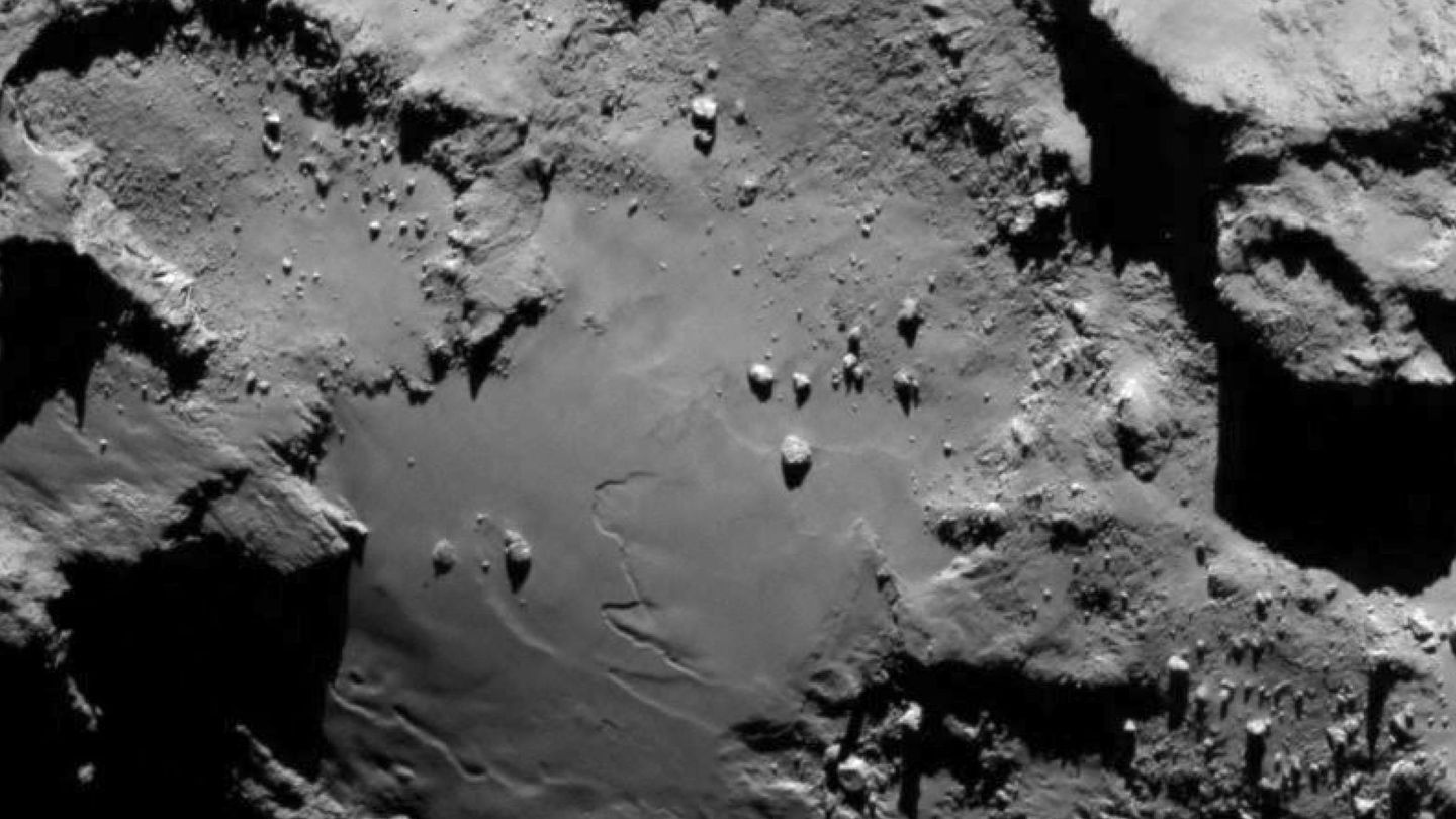 Imagen capturada por la nave Rosetta.