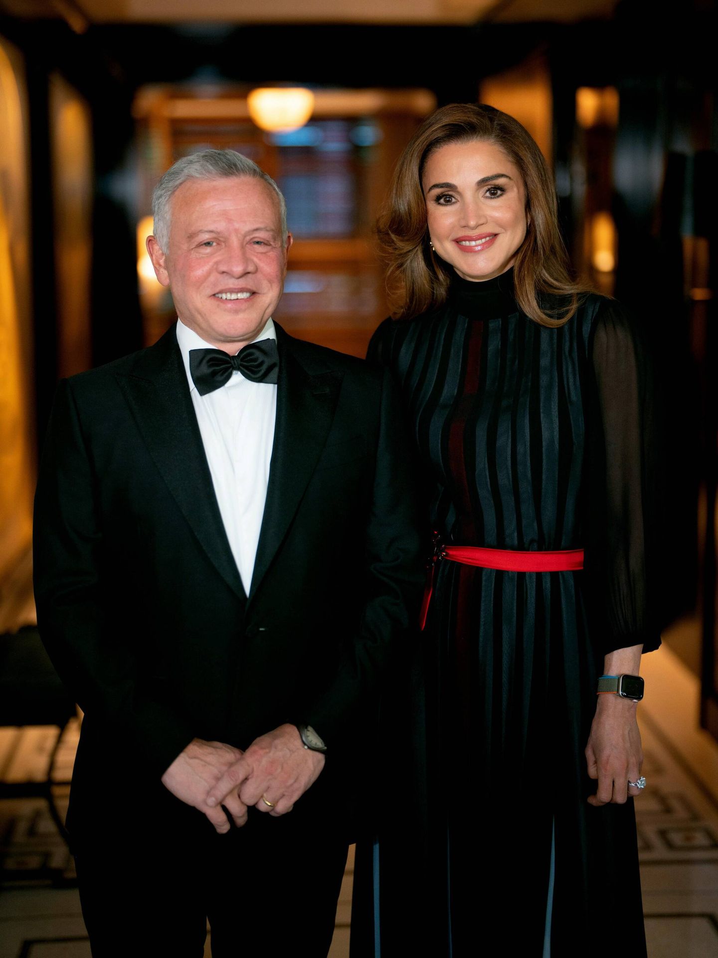 Abdalá II y Rania de Jordania reciben el premio Camino a la Paz en Nueva York. (Cordon Press)
