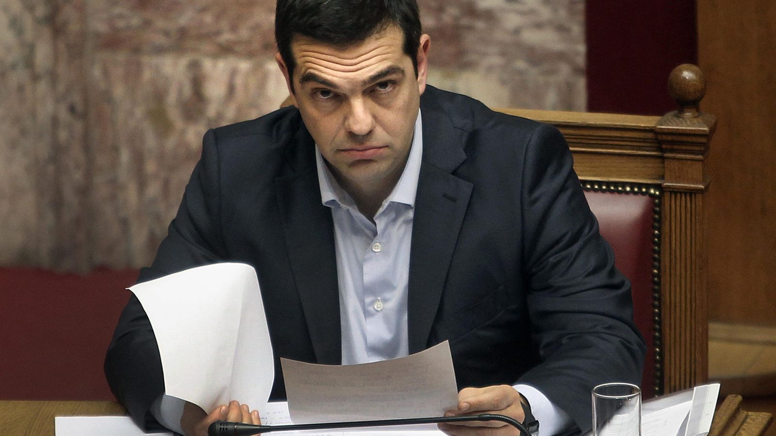 Foto: El primer ministro de Grecia, Alexis Tsipras