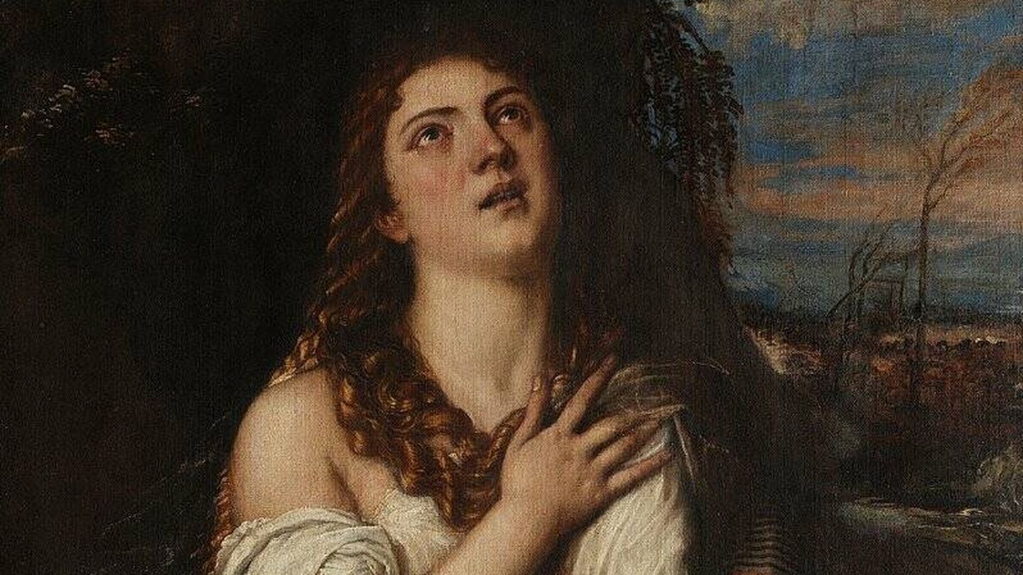 'Magdalena penitente' (Tiziano). Fuente: Wikipedia