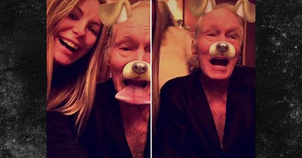 Foto: Hasta Hugh Hefner se ha sumado a la moda de Snapchat.