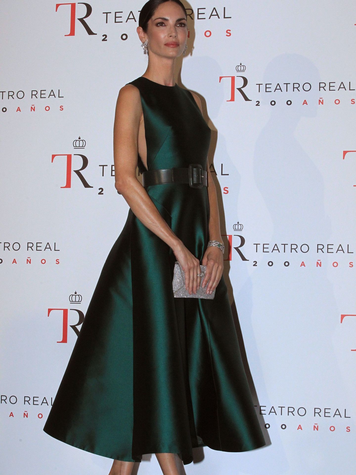 Eugenia Silva, durante la inauguración de la temporada del Teatro Real en 2018. (EFE)