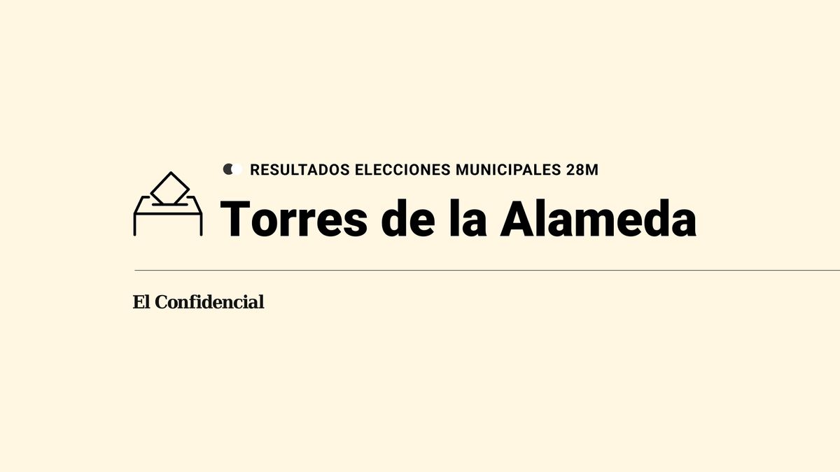 Resultados y escrutinio en Torres de la Alameda de las elecciones del 28 de mayo del 2023: última hora en directo