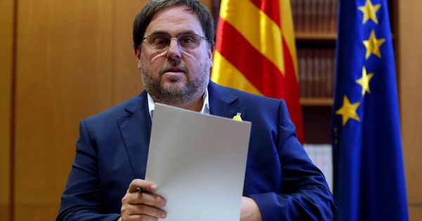 Foto: El vicepresidente cesado de la Generalitat Oriol Junqueras. (EFE)