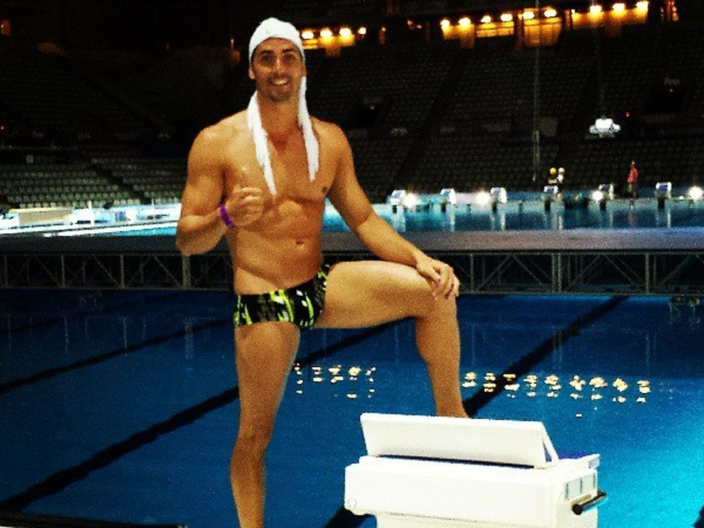 El nadador Raúl Navalón en una imagen de su perfil de Instagram