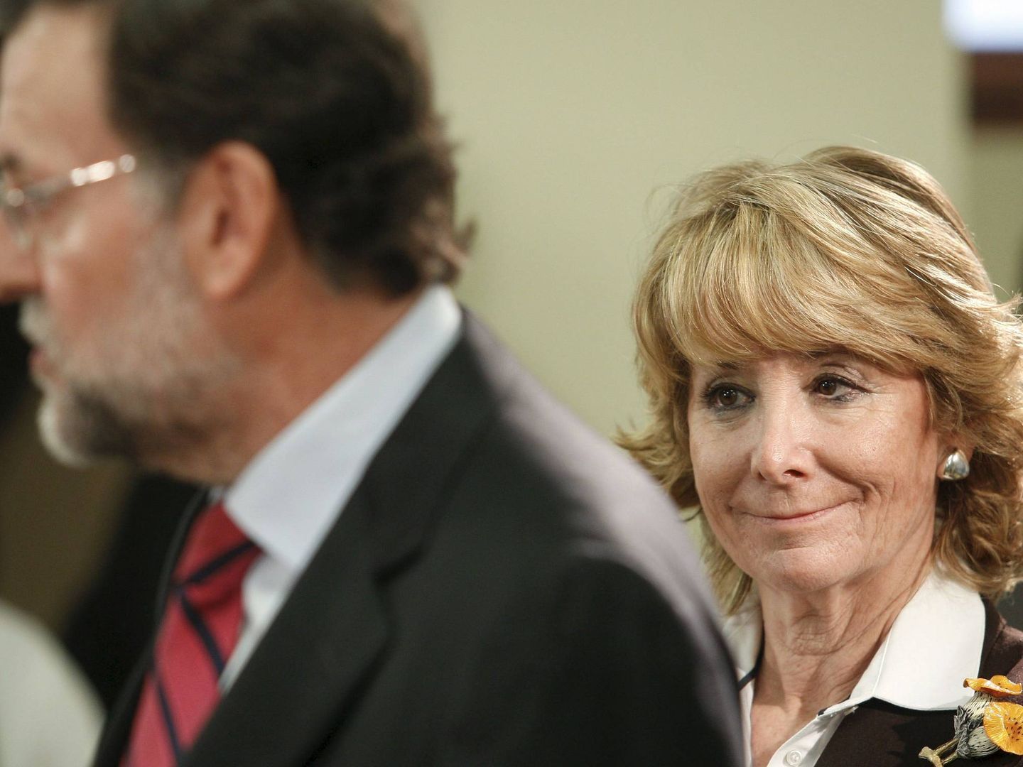 Esperanza Aguirre y Mariano Rajoy. (EFE)