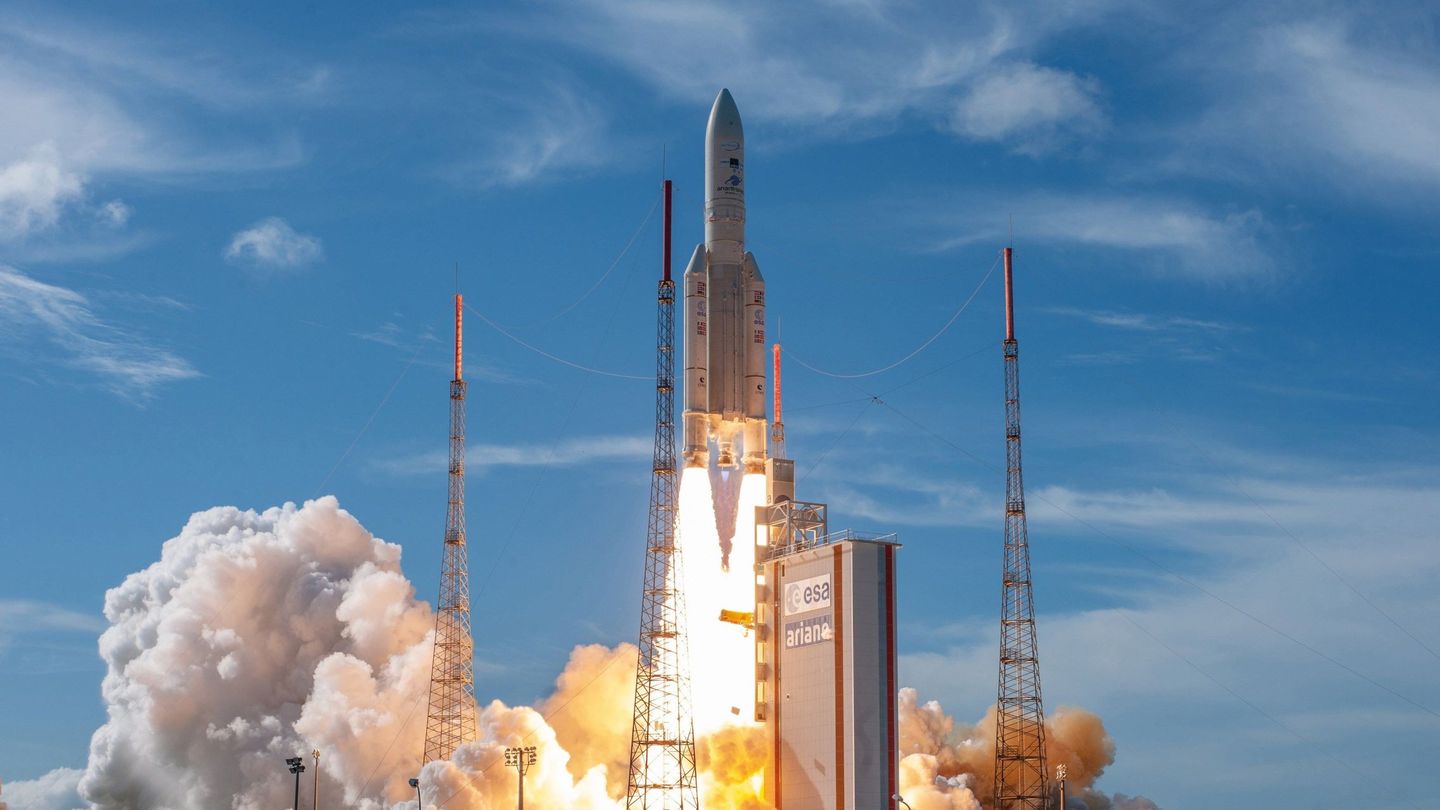 Lanzamiento de Ariane 5 en 2019. (ESA)