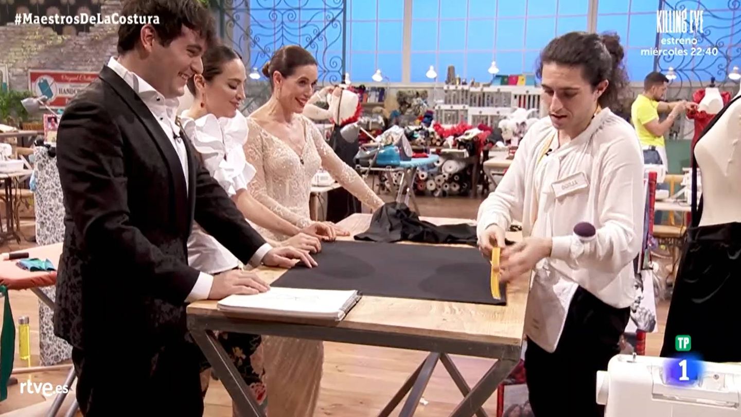 Tamara Falcó y Borja, en 'Maestros de la costura'. (TVE)