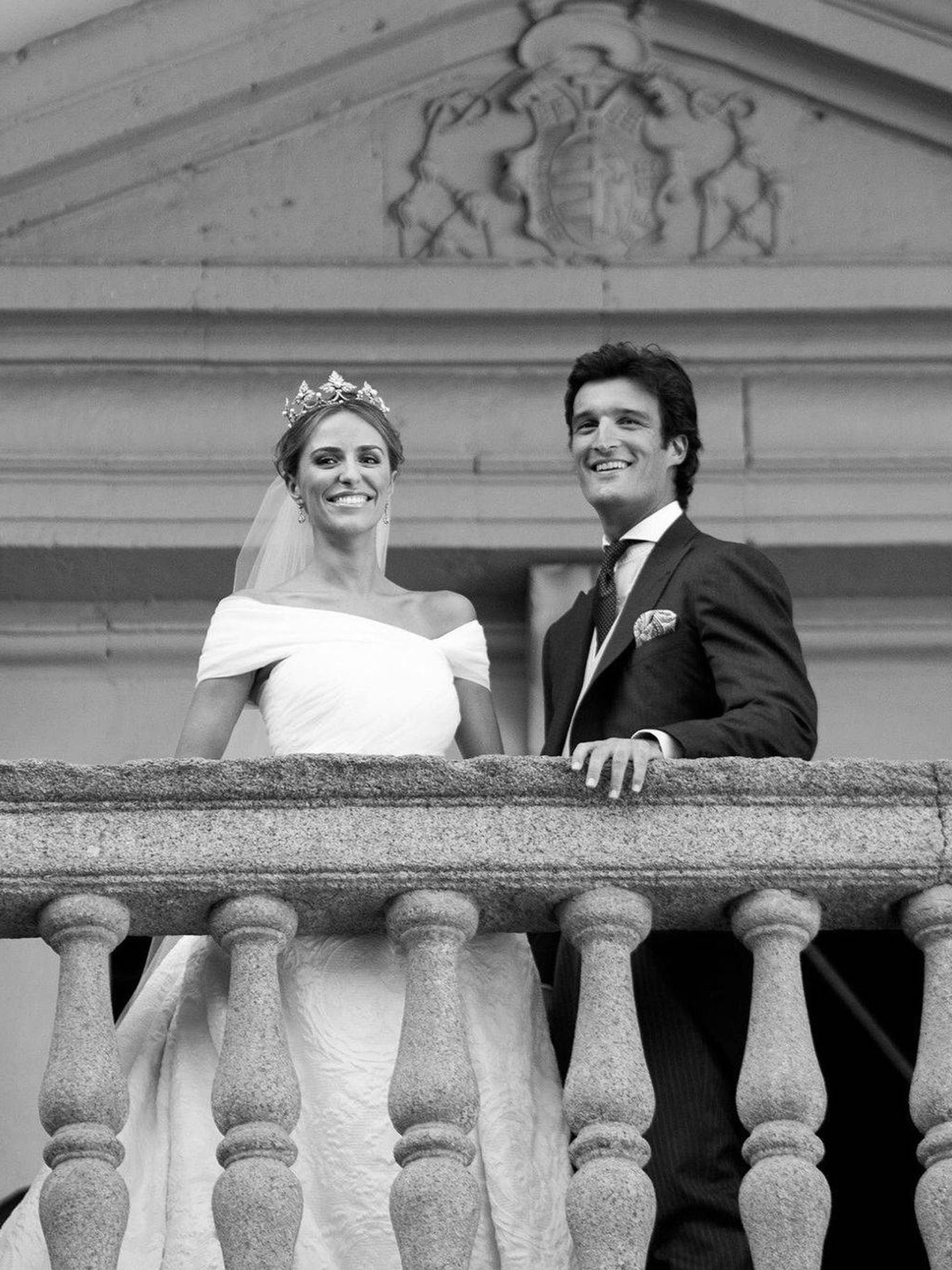 Laura Vecino y Rafa Medina, el día de su boda. (Instagram/@lauravecinoa)