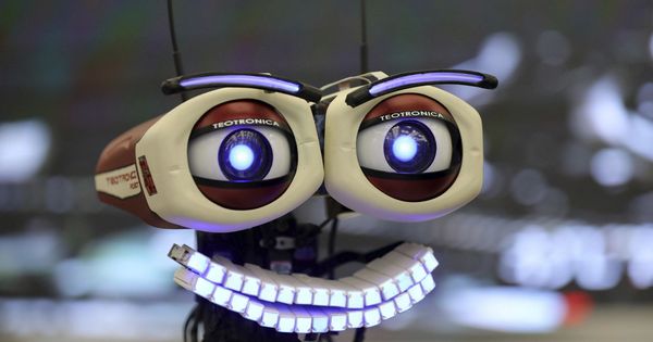 Foto: Feria Mundial de Robots en Pekín. (EFE)