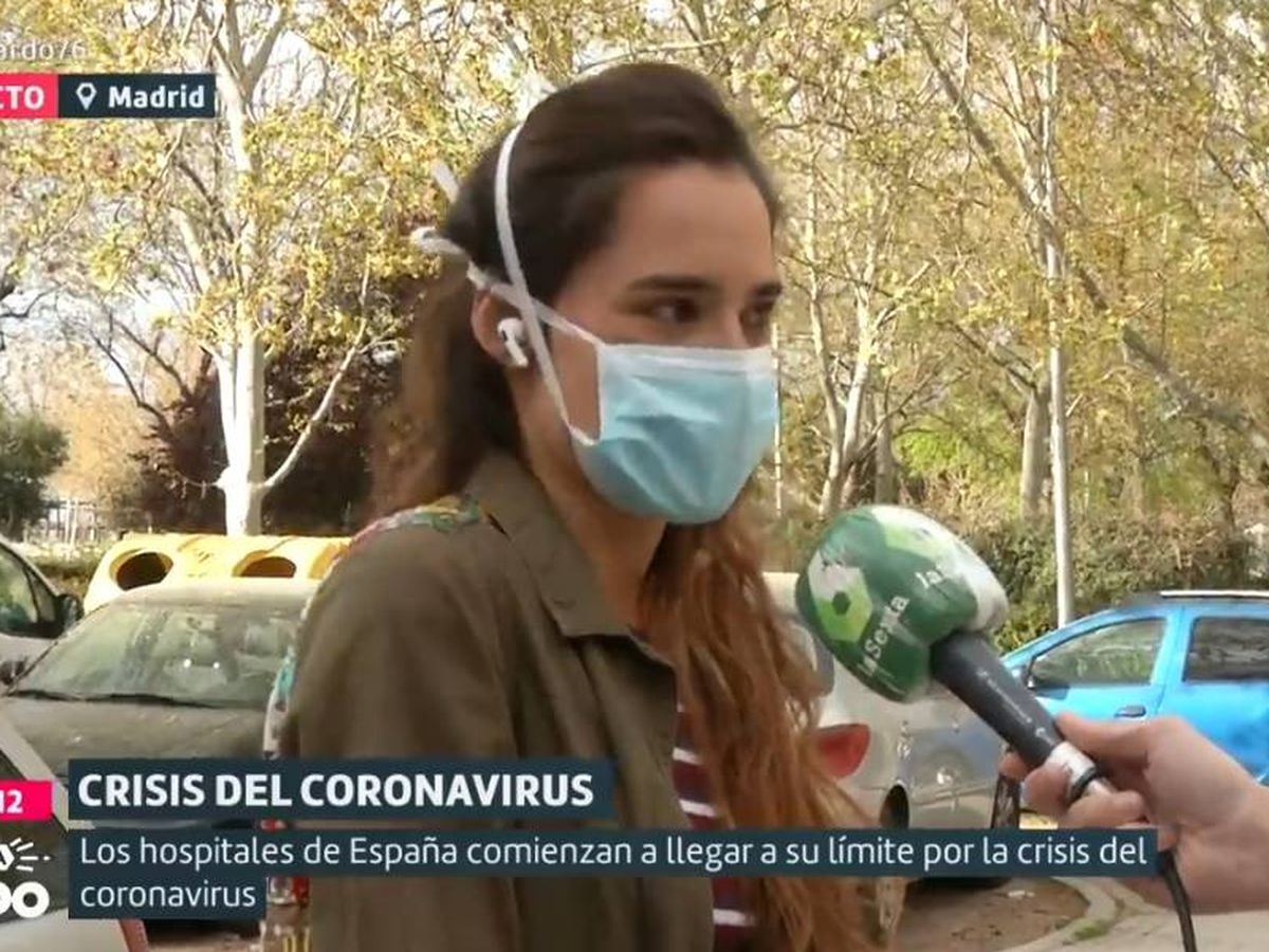 Foto: Una sanitaria entrevistada en 'Liarla Pardo. (La Sexta).