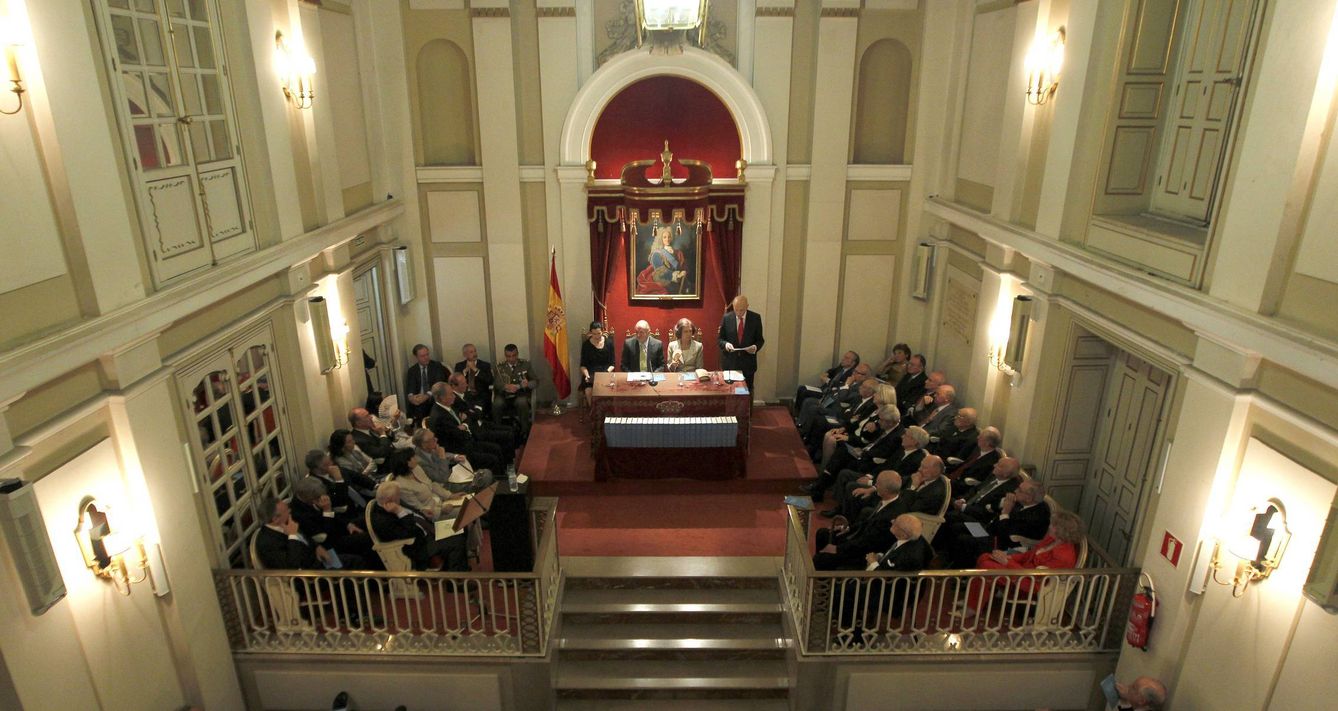 Vista general de la sede de la Real Academia Española. (EFE)