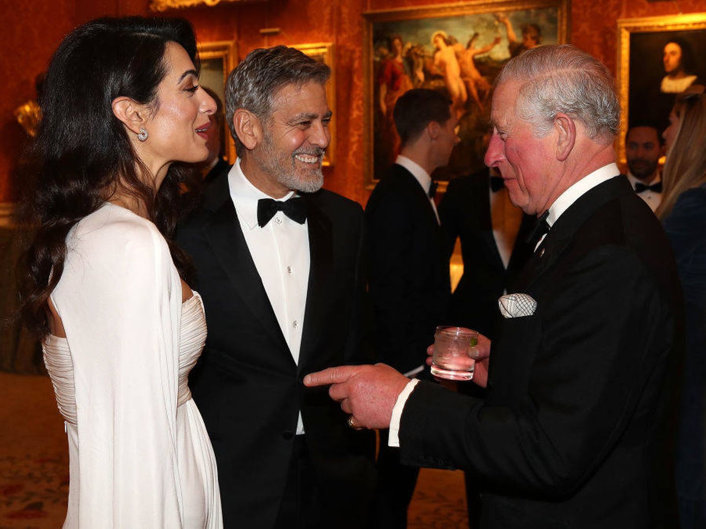 Cena de la fundación Prince's Trust en el palacio de Buckingham. (Getty)