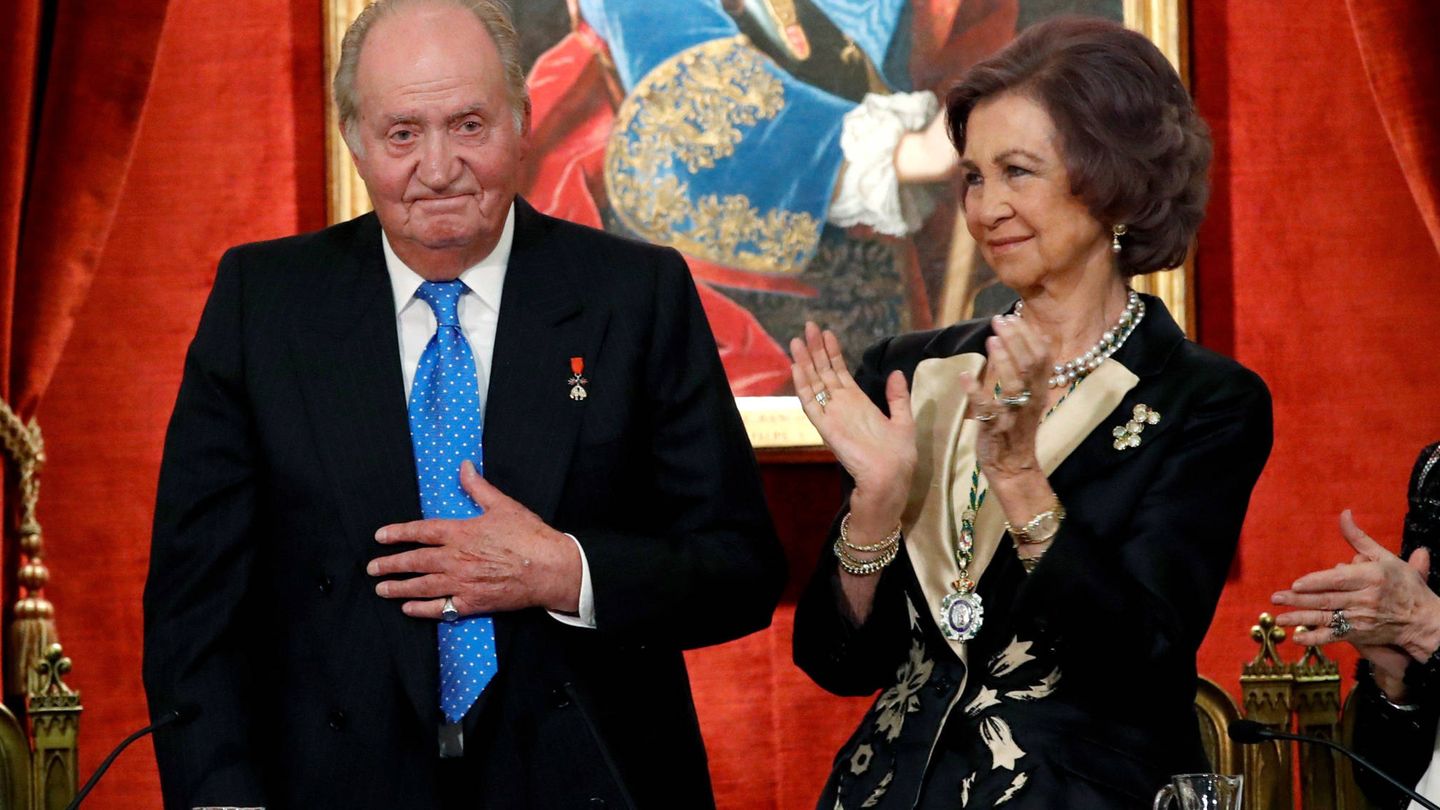La reina Sofía y el rey Juan Carlos. (Getty)