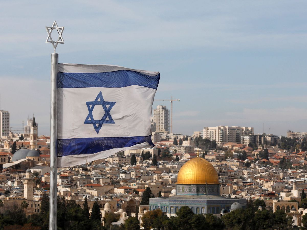 Foto: La bandera israelí. (Reuters)