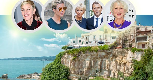 Foto: Ellen, Ivanka, Macron y Helen en un fotomontaje de Vanitatis.