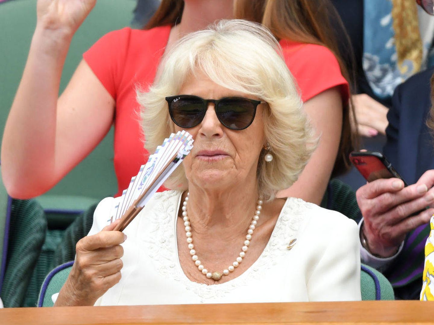 Camilla en Wimbledon 2019. (Getty)