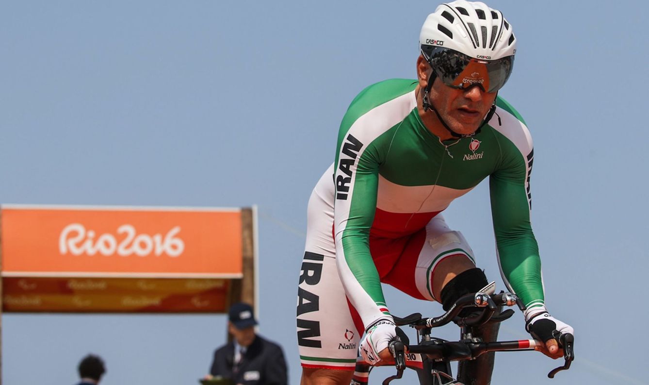 Bahman Golbarnezhad, el ciclista que perdió la vida en Río 2016. (Foad Ashtari/EFE)
