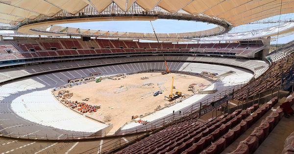 Foto: Este es el estado de las obras del Wanda Metropolitano. (Club Atlético de Madrid)