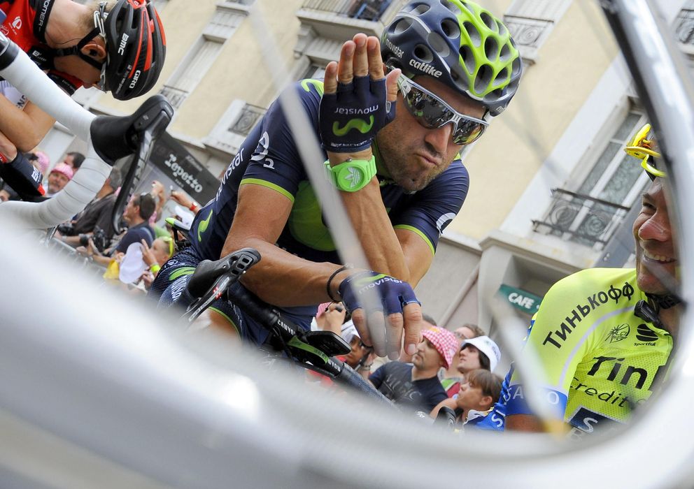 Foto: Alejandro Valverde sueña con hacer una gran contrarreloj que le aúpe al podio del Tour de Francia.