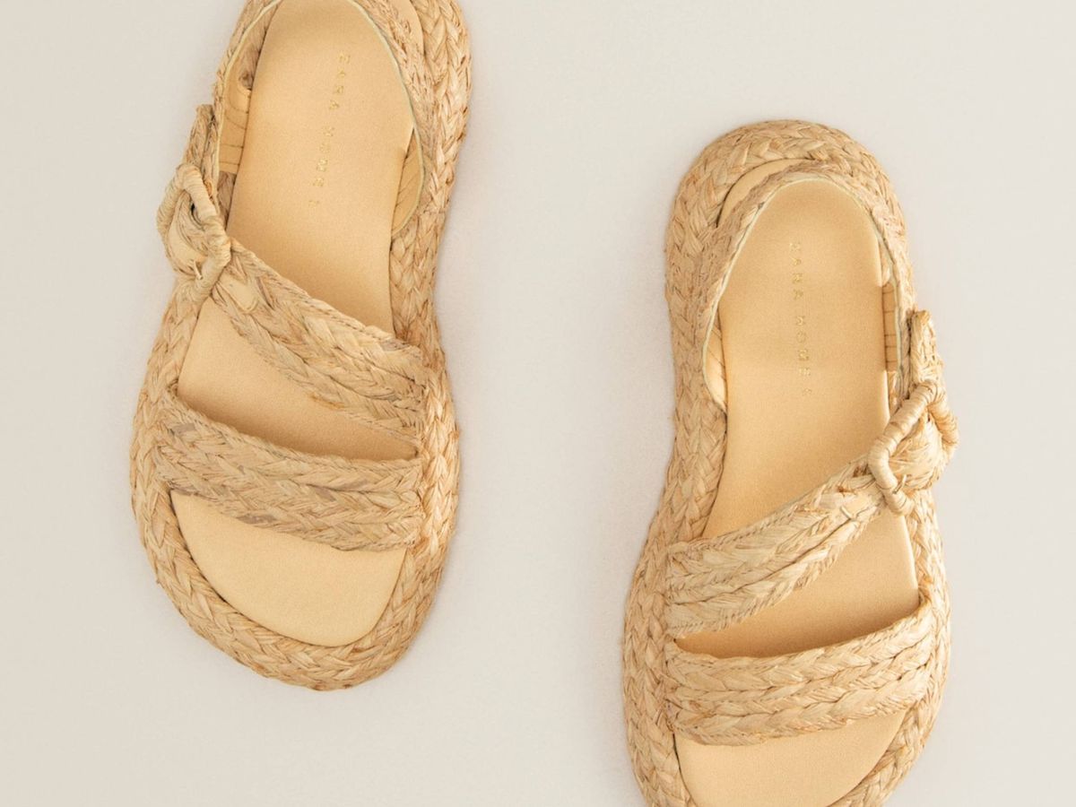 Foto: Las nuevas sandalias de Zara Home. (Cortesía)