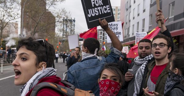 Foto: Manifestación por la justicia social y económica en Nueva York. (Reuters)