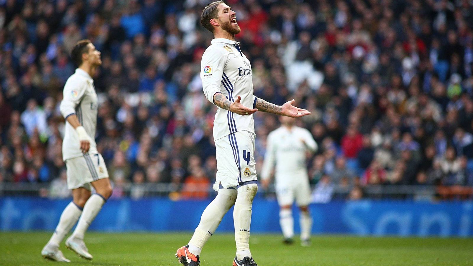 Foto: Sergio Ramos volvió a liderar al Madrid (Cordon Press).