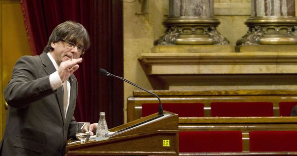 Foto: Pleno del Parlament de Cataluña, en enero 2016 | Foto: EFE