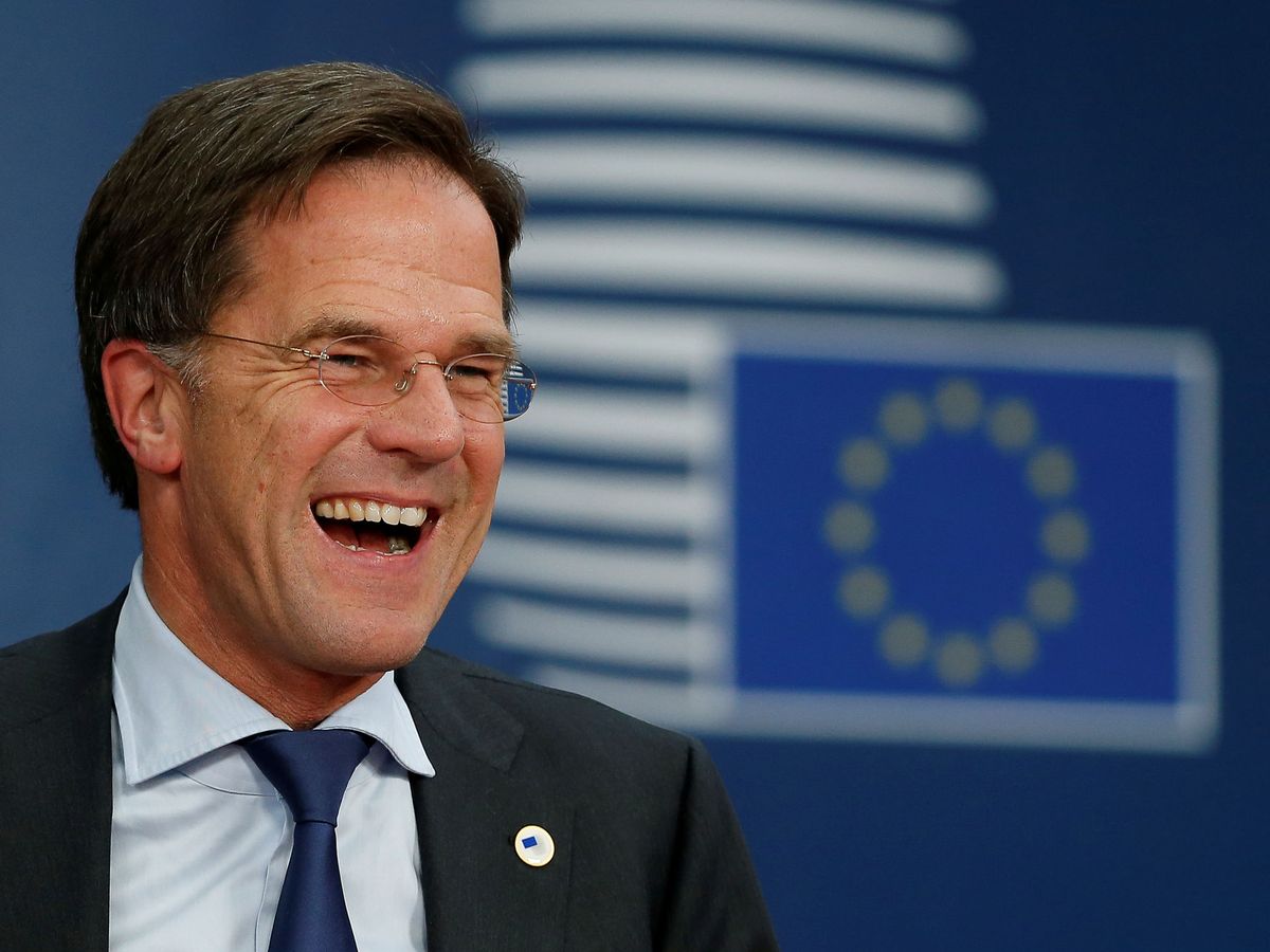 Foto: Mark Rutte, en uno de los últimos Consejos Europeos. (Reuters)