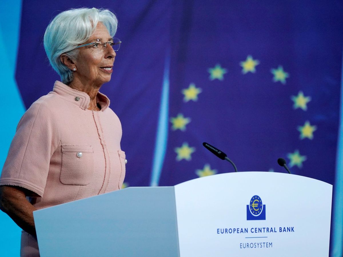 Foto: Christine Lagarde, presidenta del BCE. (EFE)