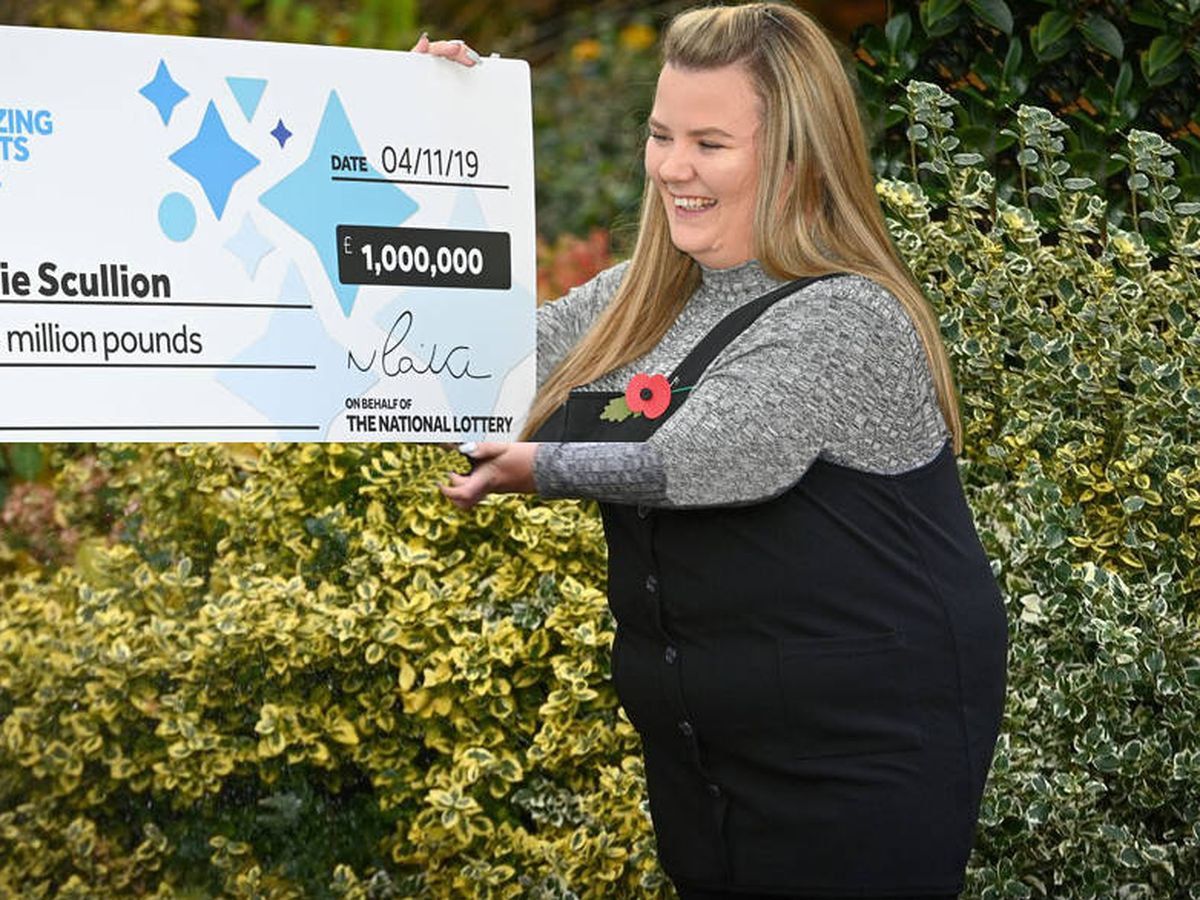 Foto: Jodie Scullium se llevó un millón de libras la primera vez que jugaba en su vida a la lotería (Foto: National Lottery)