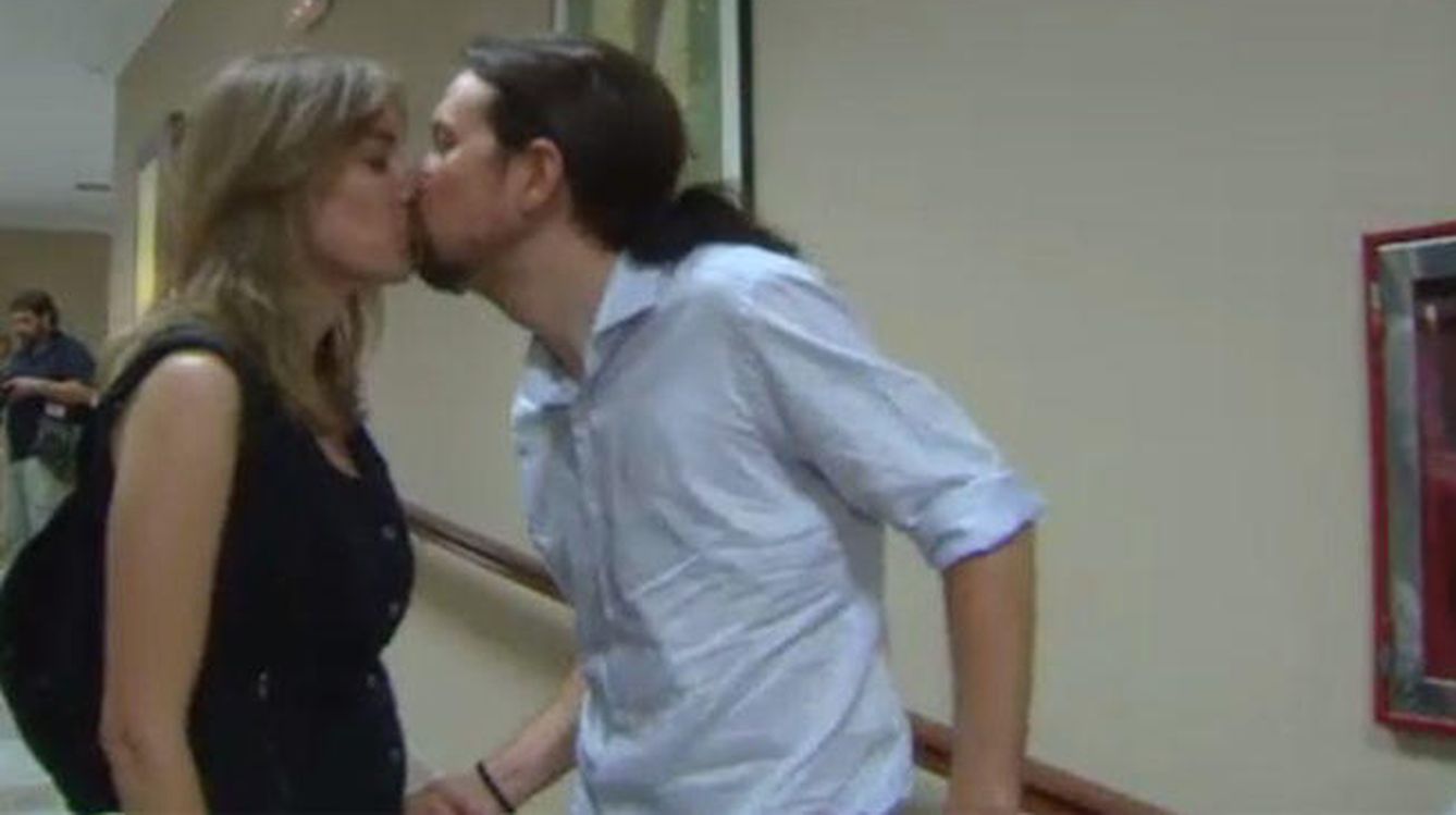 Pablo Iglesias y Tania Sánchez (Cuatro)