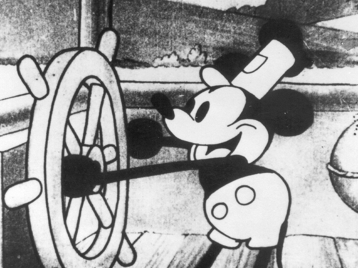 Foto: Mickey Mouse en un frame de la película 'Steamboat Willie' (Cordon Press)