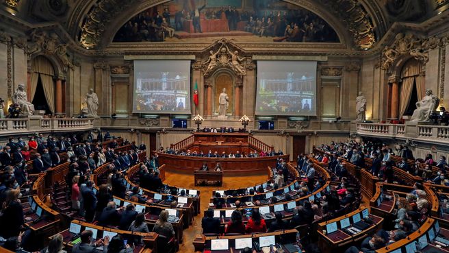 Foto de Votación en el Parlamento de Portugal